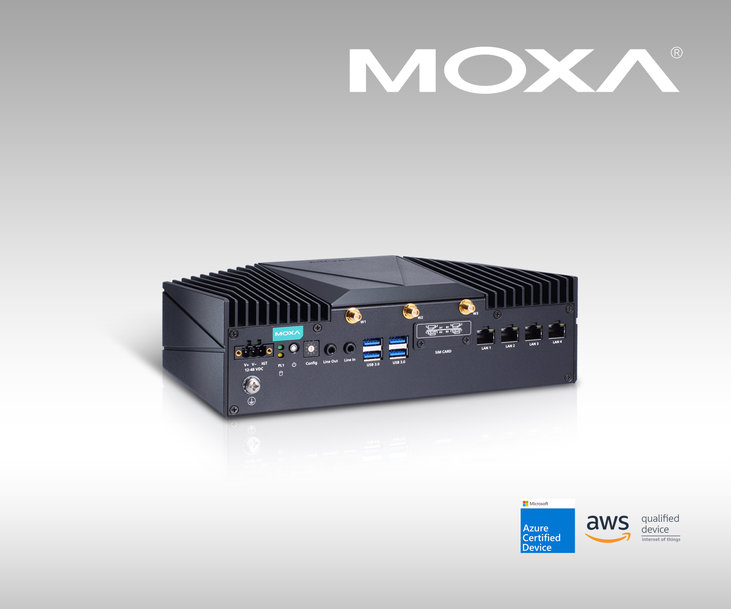 Moxa presenta los robustos ordenadores con certificación Mark E1 y EN 50121-4 para aplicaciones de transporte inteligente